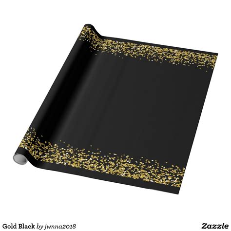 Gold Black Wrapping Paper Black Wrapping Paper Custom