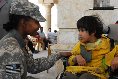 Vanguard Soldiers Help Disabled Iraqi Children Article The United