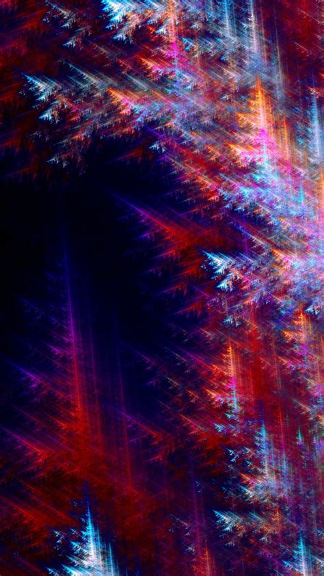 2160x3840 Fractal Colorful Blur Digital Art Wallpaper Samsung Galaxy