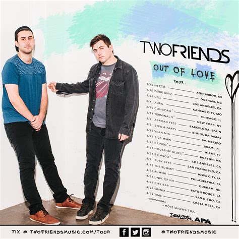 Catch Two Friends On International Tour Hear Infectious New Music Out