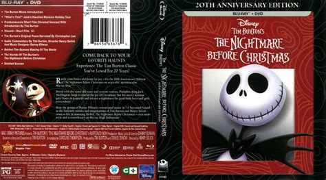 The Nightmare Before Christmas Blu Ray Disc 2018 25th