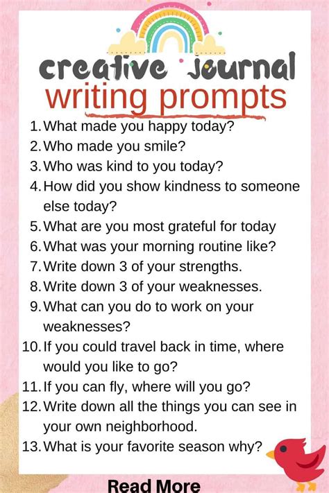 Printable Writing Prompts For Adults