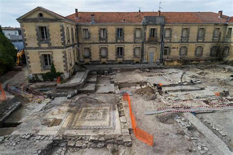 Roman Mosaics Frozen In Time Uncovered In France