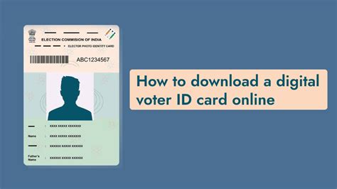 Digital Voter Card Heres How To Download A Digital Copy Of Your Voter