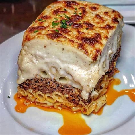 This Pastitsio Greek Lasagna Omg 🤤 🍖🧀 Love Food Follow U Food