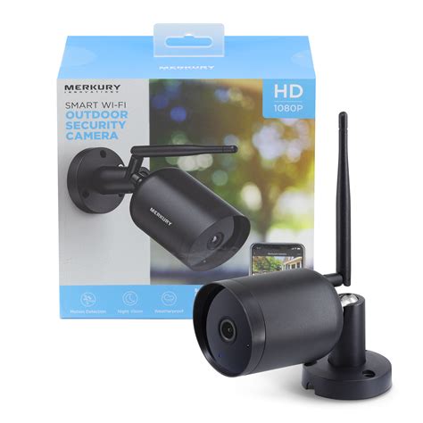 Merkury Innovations Smart Outdoor Camera, 1080p, Weather Resistant - Walmart.com - Walmart.com