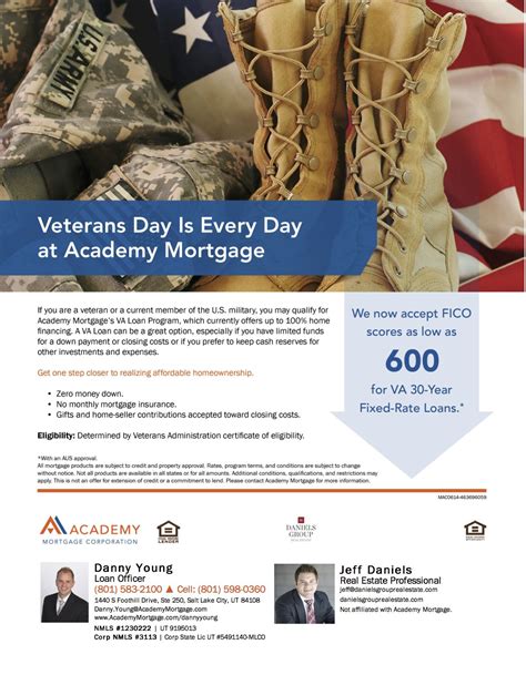Eligibility requirements for va home loan programs. Here are some details about how Academy proudly serves our ...