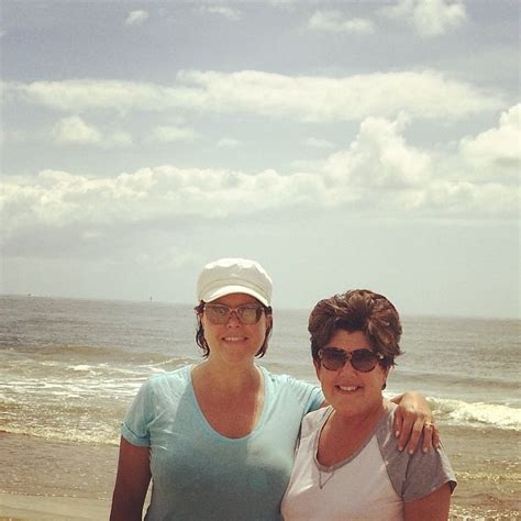 Hard Working Meg Walker And Me Chillin On The Beach At Tybee Before