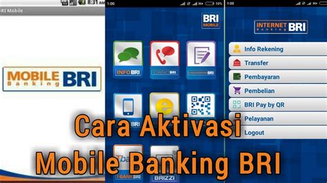 Cara Aktivasi Mobile Banking Bri Youtube