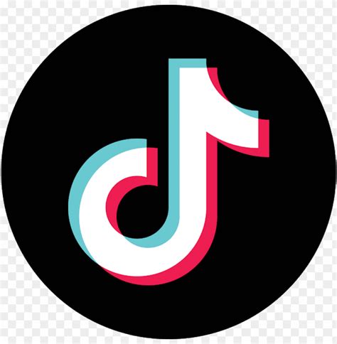 Tik Tok Icon Circle Png Transparent With Clear Background Id