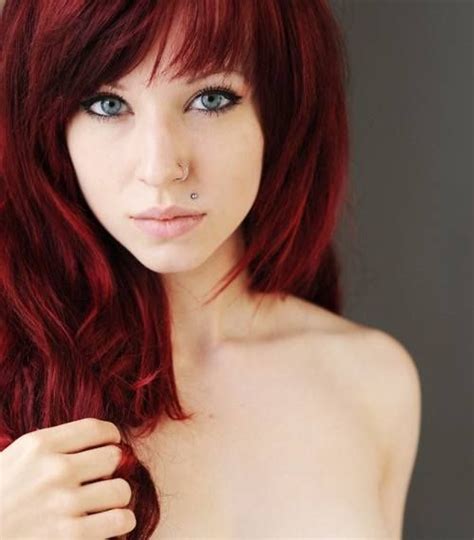 We've got plenty of hair color ideas and hair color trends to inspire you, whether you're looking to go raven black, blonde, brunette, or red. burgundy hair green eyes - Google Search - long layered ...