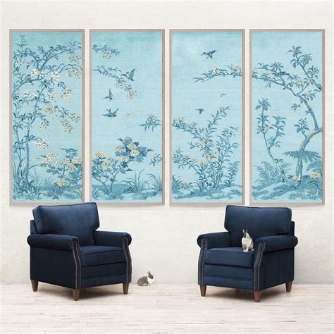 Affordable Chinoiserie Wallpaper Panels And Murals Sources Laurel Home