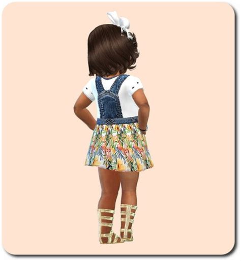 Designer Set For Toddler Girls Ts4 At Sims4 Boutique Designer Set For