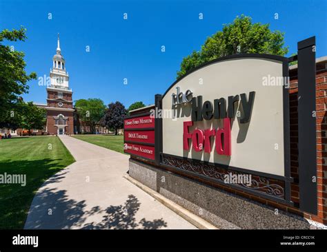 The Henry Ford Museum Dearborn Detroit Michigan Usa Stock Photo Alamy