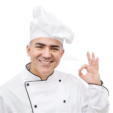 229 Male Chef Showing Ok Sign Smiling Stock Photos Free And Royalty