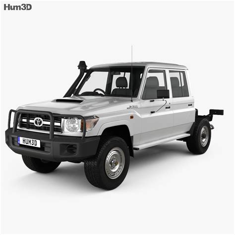 Toyota Land Cruiser Vdj79r Double Cab Chassis 2012 3d Model Hum3d