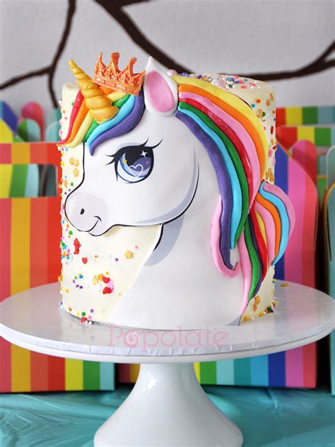 Princess Unicorn Cake Popolate