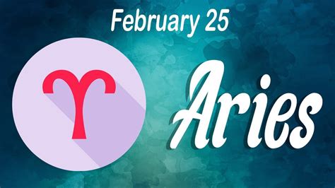 Horoscope For Today Aries Daily Horoscope February 25 2023 ️ 🌞 Tarot