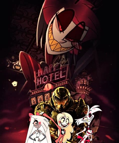 Hotel Of Doom Doom Hazbin Hotel Poster By Dark Rider28 On Deviantart