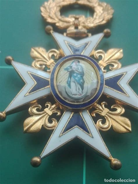 Encomienda Orden De Carlos Iii Isabel Ii Alfo Comprar Medallas