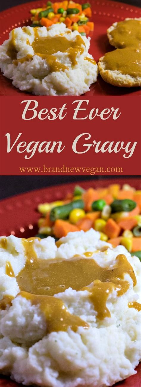 an easy rich vegan gravy mix that literally takes minutes to prepare low in fat and sodium