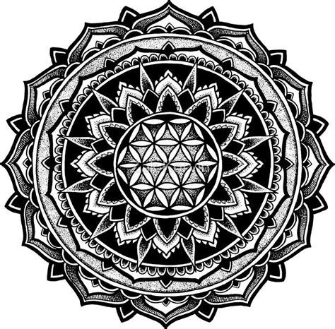 Valeria Sacred Geometry Mandala Art Print By Zak Korvin In 2021