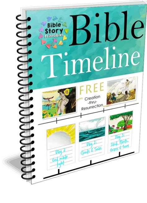 Free Bible Timeline Cards Bible Story Printables