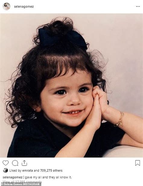 Selena Gomez Is Feeling Nostalgic As She Posts Another Adorable Photo