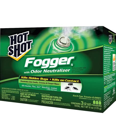 Hot Shot Insect Fogger 2 Oz Pyrethroid Nozzle City Mill