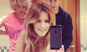 Caroline Flack Flashes Her Cleavage As She Posts Selfie Of Her