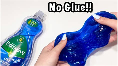 Dish Soap Slime 🫧 How To Make Super Easy No Glue Dish Soap Slime