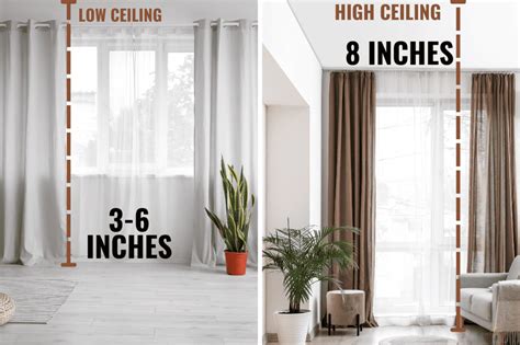 How High Should You Hang Curtains By Ceiling Height