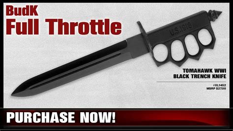 Tomahawk Wwi Black Trench Knife Youtube