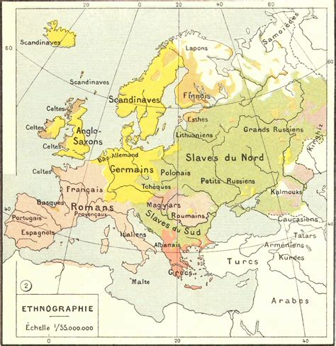Carte Ethnographique De Leurope