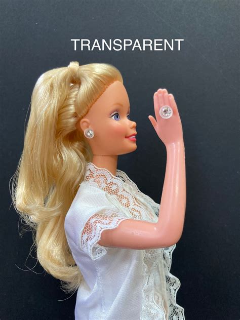 Handmade Superstar Barbie Jewelry Rhinestone Earring Ring Etsy