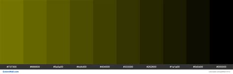 Shades X11 Color Olive 808000 Hex Colorswall