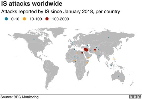 Where Is The Islamic State Group Still Active Around The World Bbc News