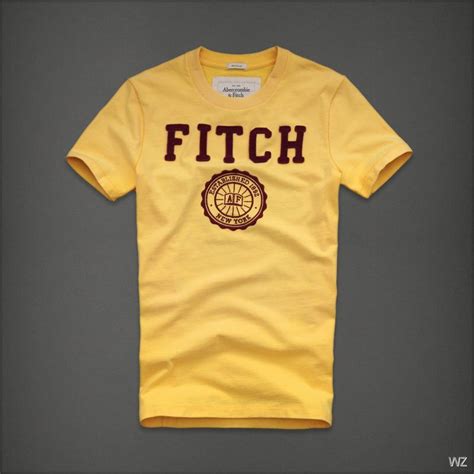 a and fitch mens fitch t shirts yellow marron abercrombie and fitch uk abercrombie sale 60 off