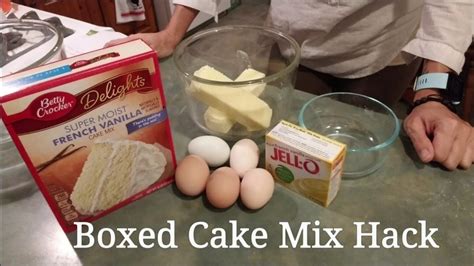 ~boxed cake mix hack~ better than bakery cake easy instant pot recipes