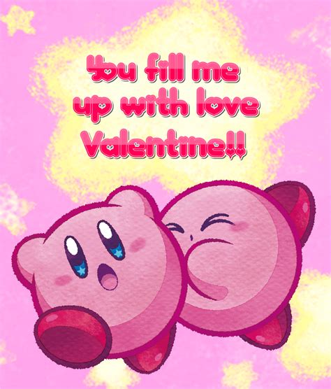 Kirby Valentines Day Card Version 2 By Sonicxjones On Deviantart