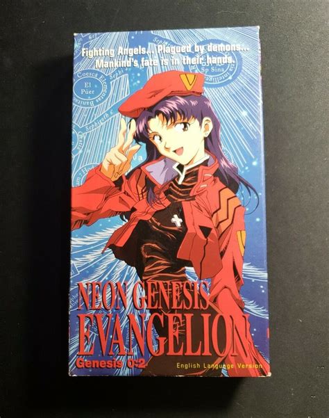 COVER ONLY Neon Genesis Evangelion Anime VHS Genesis English Dub COVER EBay