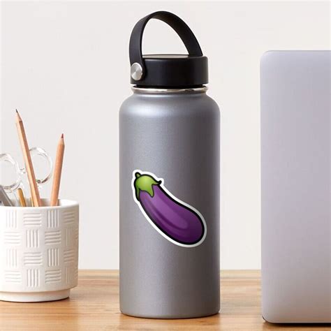 Eggplant Emoji Sticker For Sale By OneDollarBilly Redbubble