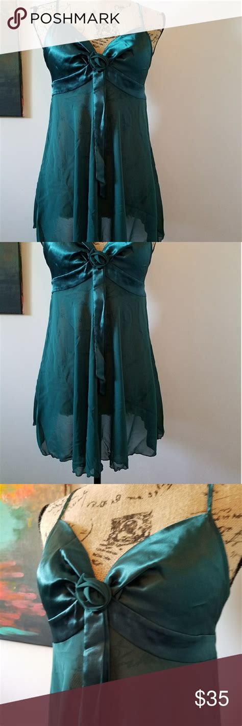 Victorias Secret Green Nightgown Night Gown Clothes Design Fashion