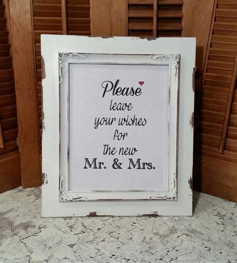 At a wedding, little things don't go unnoticed. Wedding Advice Wishes Sign - Printable DIY Wedding Card Box - Wishing Well - Advice for Mr. and ...
