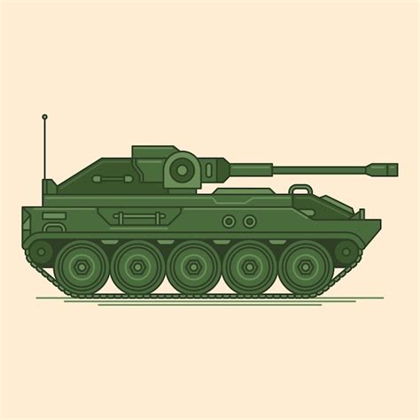 Battle Tank Vector
