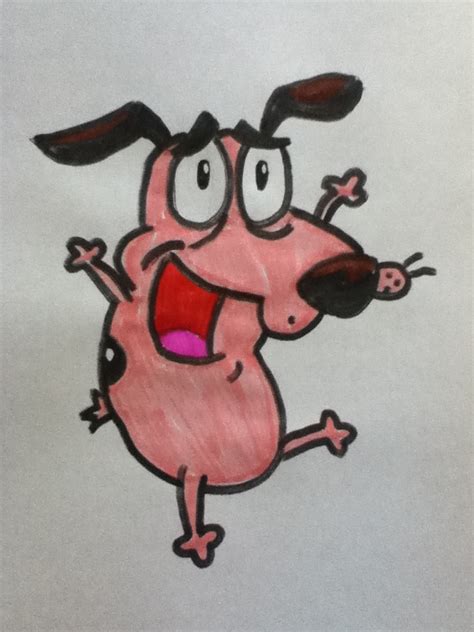 Courage The Cowardly Dog By Aperaturescience On Deviantart