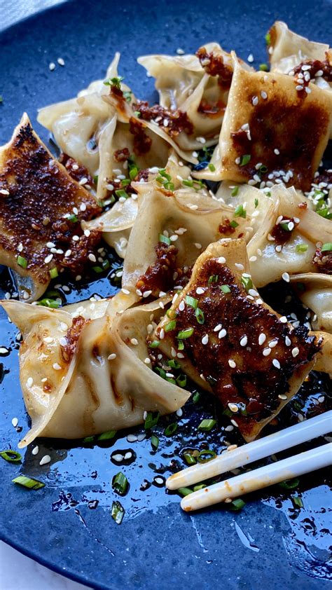 Chicken And Bok Choy Dumplings Dining By Kelly