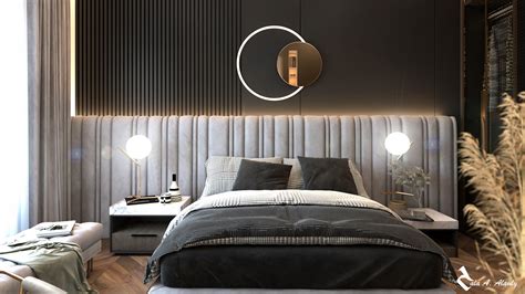 Modern Black Bedroom Design On Behance