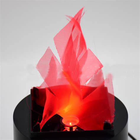 New Led Artificial Silk Flame Fire Glow Effect Party Light Lamp