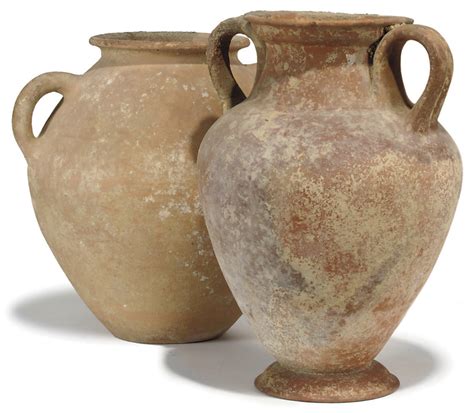 Three Mediterranean Pottery Amphorae Late 1st Millenium Bc Christies